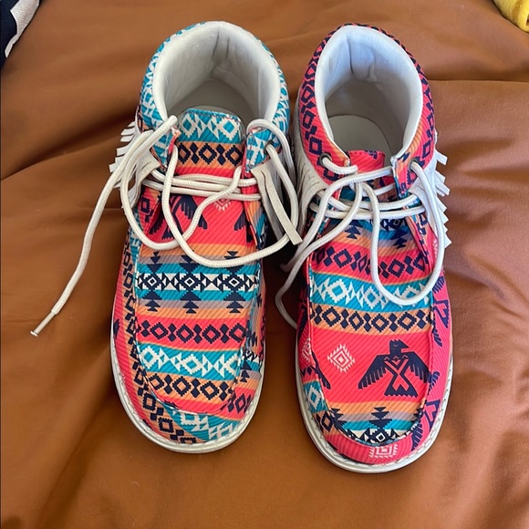 Colorful Patterned moccasins - Picture 1 of 1